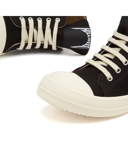 Rick Owens Black Mule Denim Sneakers
