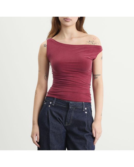 Peachy Den Red Kylie Top
