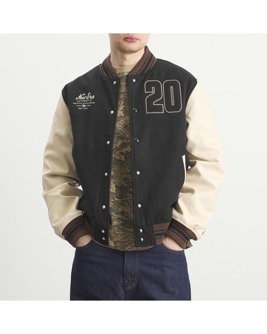 KTZ Black Varsity Jacket for men