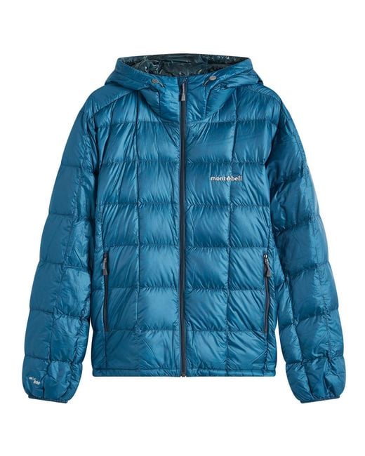 Montbell Blue Superior Down Parka for men