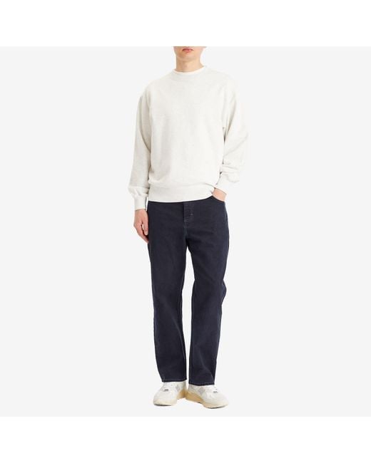 Folk Blue Barrel Leg Jean for men