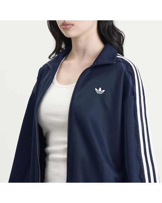 Adidas Blue Lace Oversized Track Top