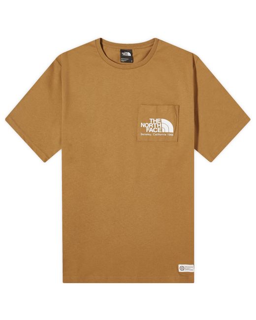 The North Face Brown Berkeley California Pocket T-Shirt for men