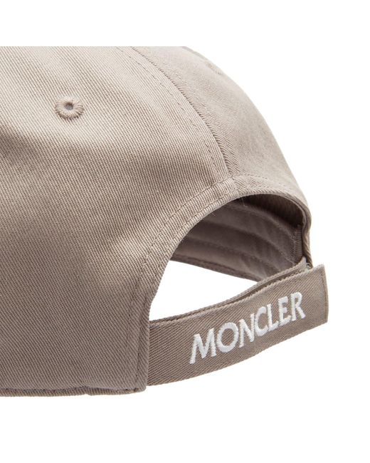 Moncler Gray Logo Baseball Cap