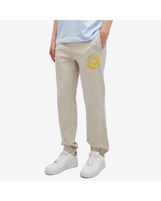 BBCICECREAM Natural Helmet Logo Sweatpants for men