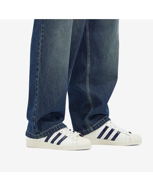 Adidas Blue X Wales Bonner Superstar Sneaker