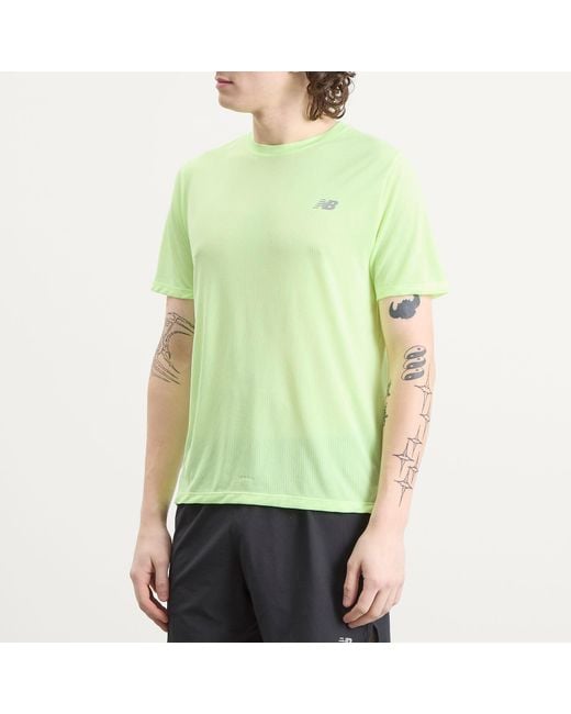 New Balance Green New Balance Athletics T-Shirt for men