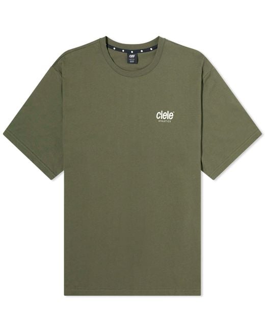 Ciele Athletics Green Athletics Graphic T-Shirt for men