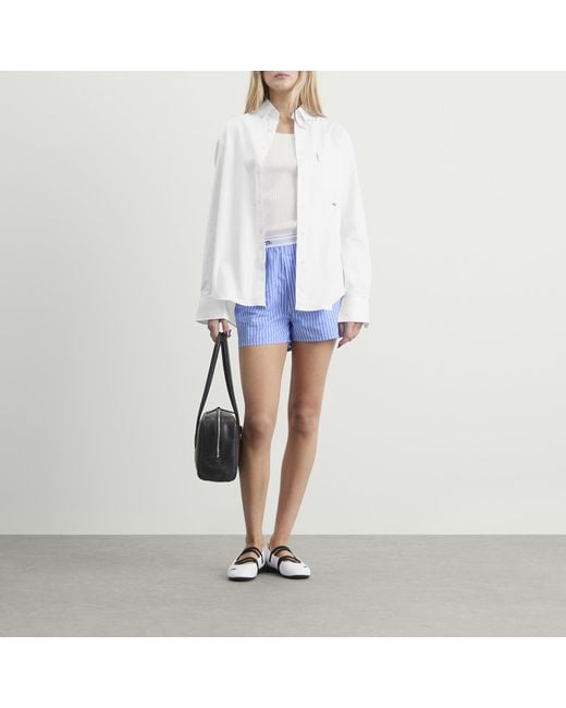 HOMMEGIRLS White Oxford Shirt