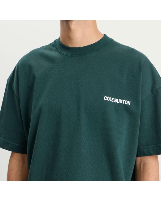 Cole Buxton Green Cb Sportswear T-Shirt for men