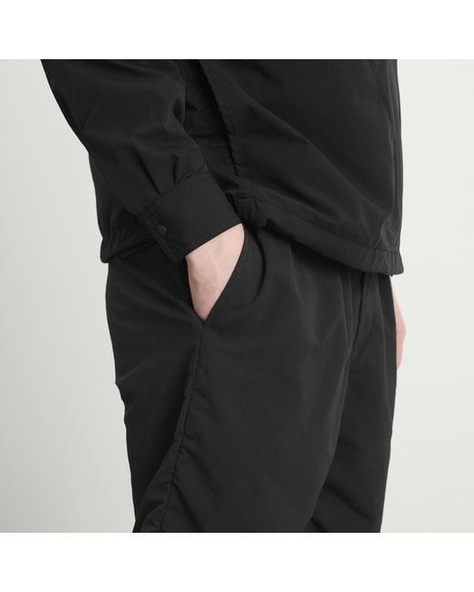 Nanamica Black Alphadry Double Pleat Shorts for men