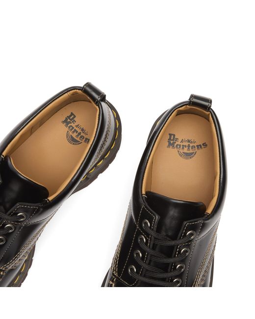 Dr. Martens Brown Lowell Leather Shoe for men
