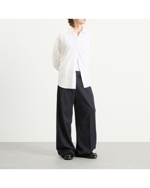Acne Blue Pasant Vis Pinstripe Trouser for men