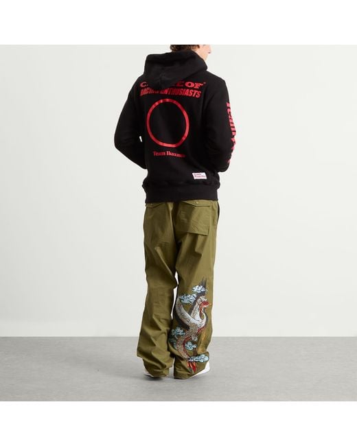 Team Ikuzawa Black Dirt Track Heavy Hoodie for men