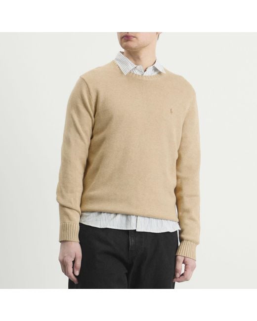 Polo Ralph Lauren Natural Cotton Knit Jumper for men
