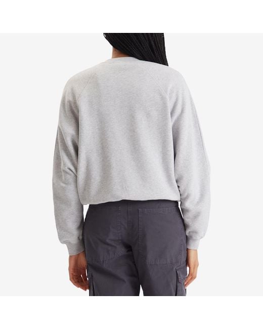Represent White Owners Club Everyday Logo Crew Sweatshirt