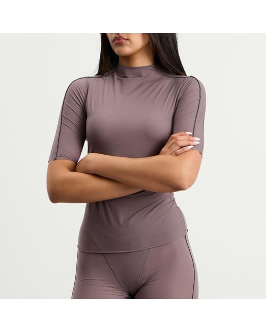 Nike Purple X Skims Weightless Layers Short Sleeve T-Shirt