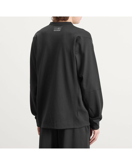 Maison Margiela Black Mm6 X Salomon Long-Sleeved Top for men