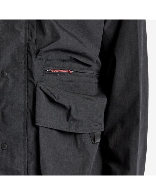 NANGA Black Hinoc Mountain Parka Jacket for men