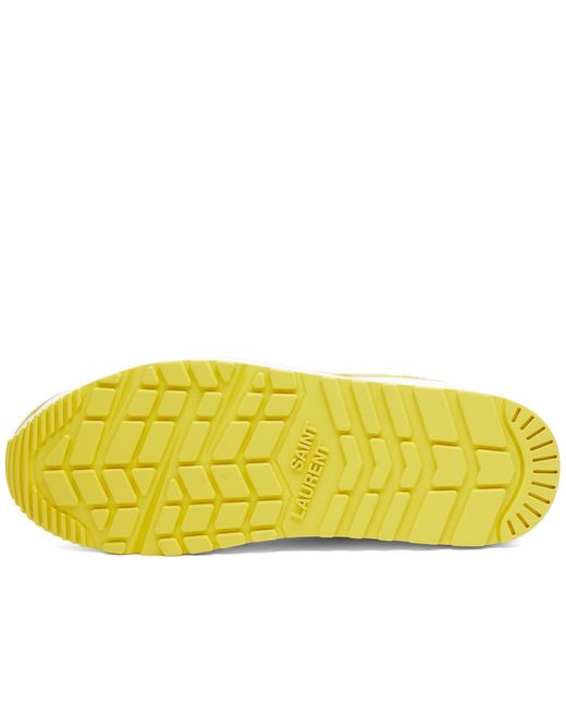 Saint Laurent Yellow Bump Cin 15 Sneakers for men
