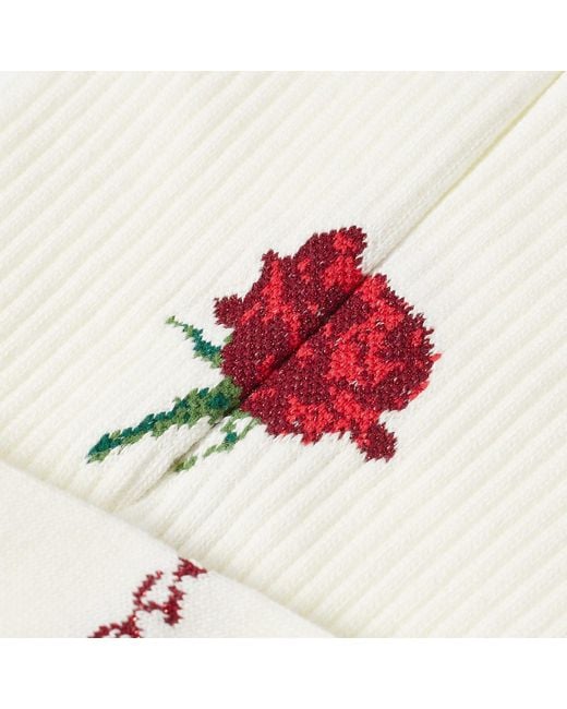 Rostersox White Rose Socks