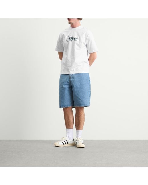 Butter Goods White Pay Up T-Shirt for men