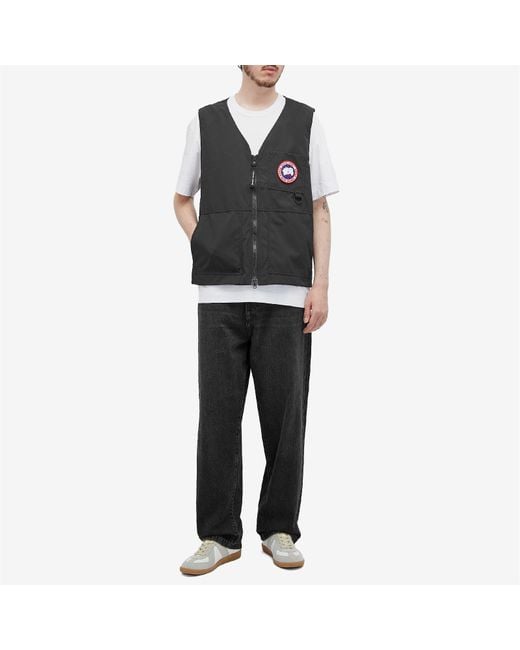 Canada Goose Black Canmore Vest for men