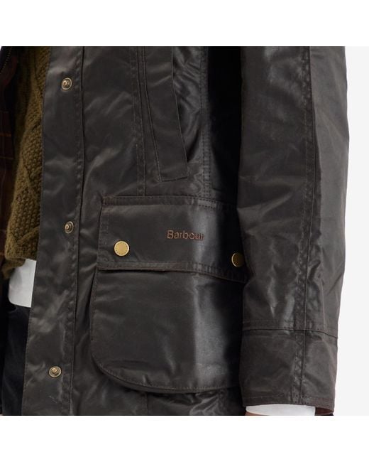 Barbour Black Beadnell Wax Jacket