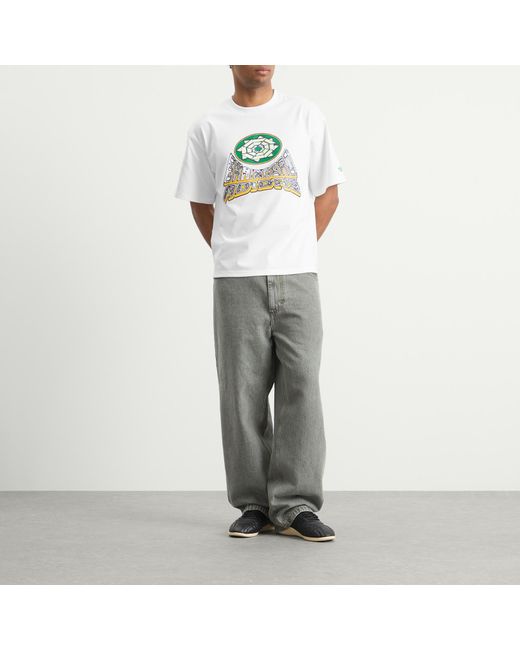 Adidas White X Brain Dead T-Shirt for men