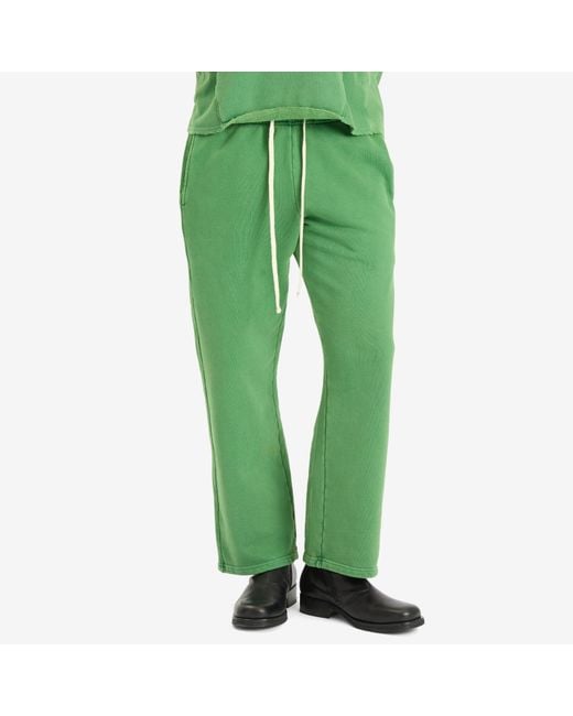 Les Tien Green Heavyweight Classic Pant for men