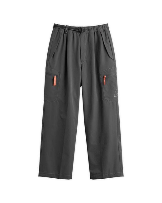 And Wander Gray X Roa Breathable Trousers for men