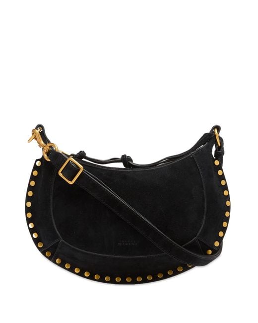 Isabel Marant Black Oskan Moon Shoulder Bag