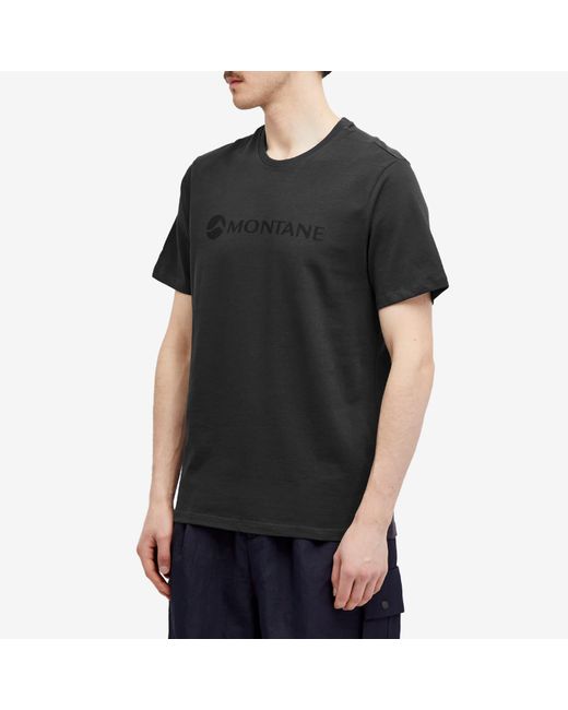 MONTANÉ Black Mono Logo T-Shirt for men