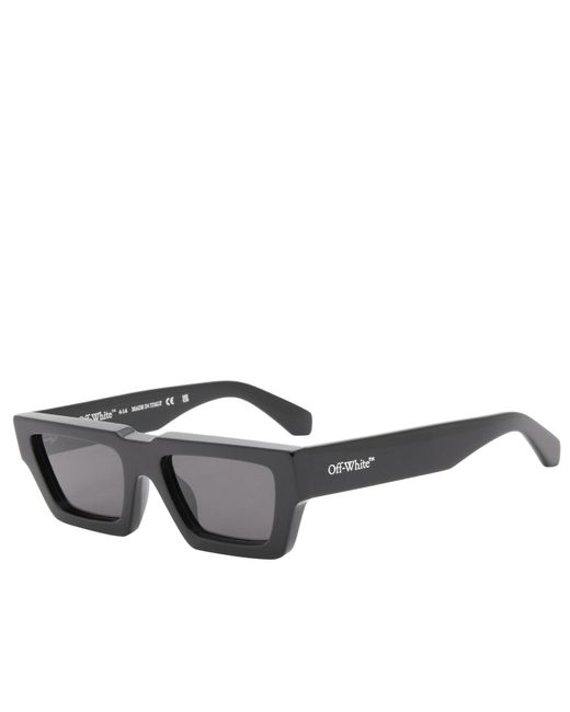 Off-White c/o Virgil Abloh Gray Off- Manchester Sunglasses for men