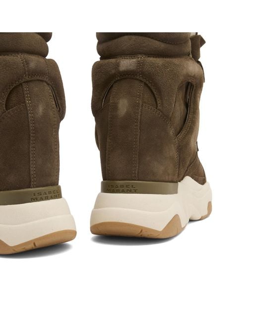 Isabel Marant Brown Balskee Platform Sneaker