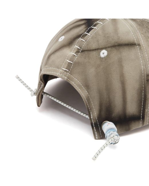 Space Available Brown X Western Hydrodynamic Research Crew Cap for men