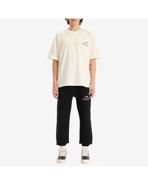 Cole Buxton Black International Sweat Pants for men