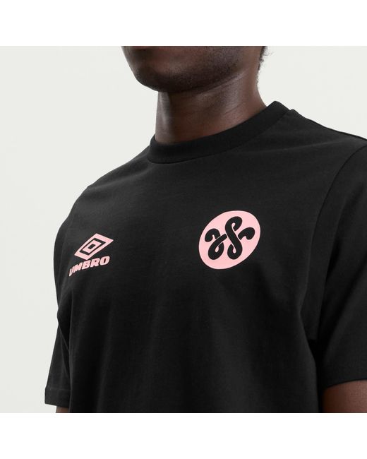 Umbro Black X Woei Logo T-Shirt for men