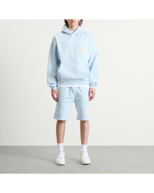 Annie Hood Blue College Hoodie for men