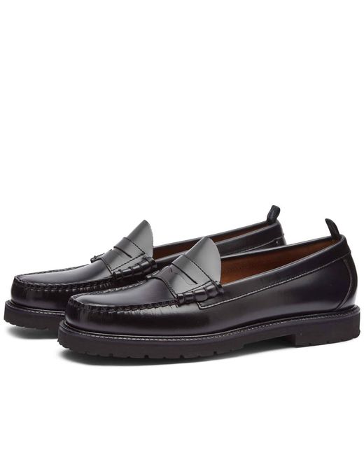 Fred Perry X G.h Bass Penny Loafer in Black for Men | Lyst