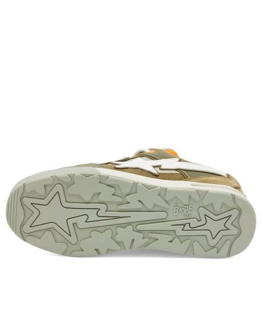 A Bathing Ape Green Road Sta New Sneaker for men
