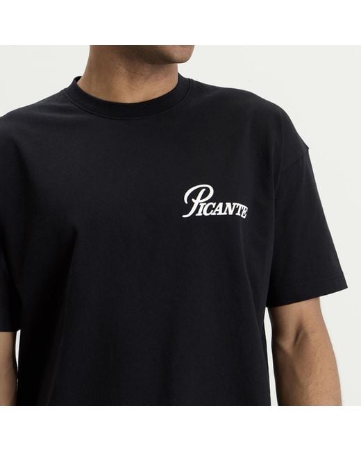 Picante Black Record T-Shirt for men
