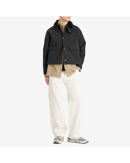 Barbour Black Os Spey Casual Jacket for men