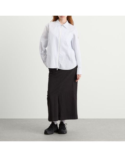 Moncler White Striped Shirt