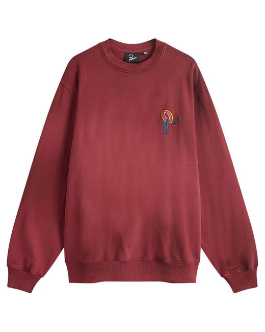 by Parra Red Fire Lemon Sweatshirt for men