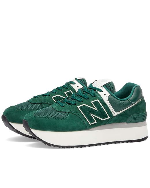 New Balance Wl574zag Sneakers in Green Lyst Canada