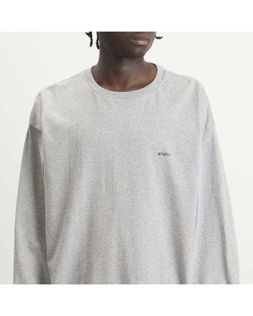 WTAPS Spec Long Sleeve T-Shirt in Grey for Men | Lyst UK