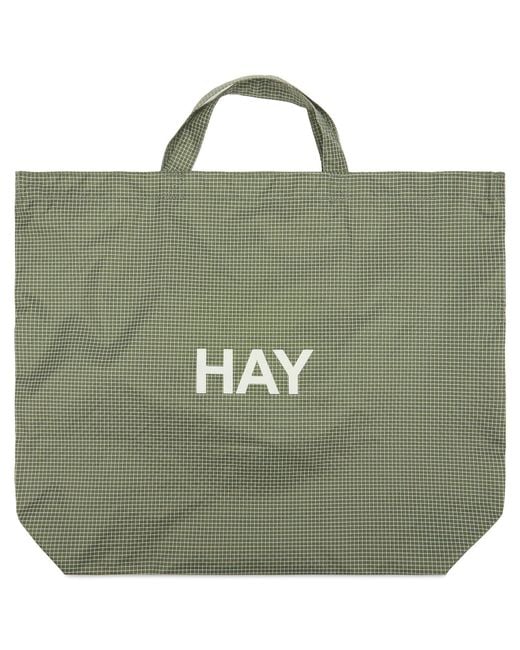 Hay Green Grid Crossover Bag