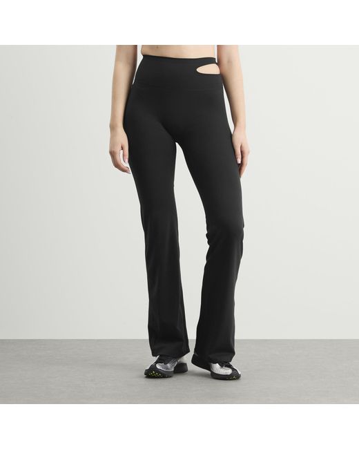 Nike Black Zenvy High Waisted Flared Leggings