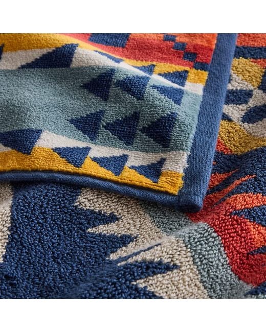 Pendleton Blue Oversized Spa Towel